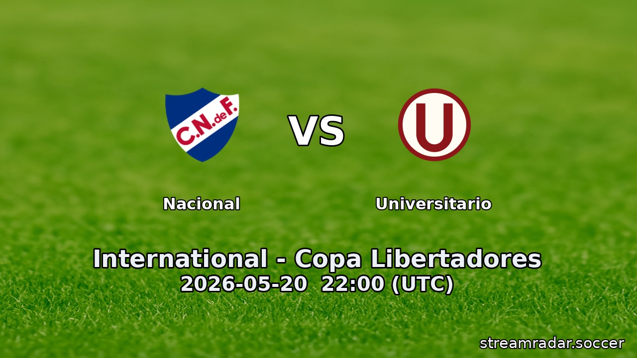 Nacional vs Universitario