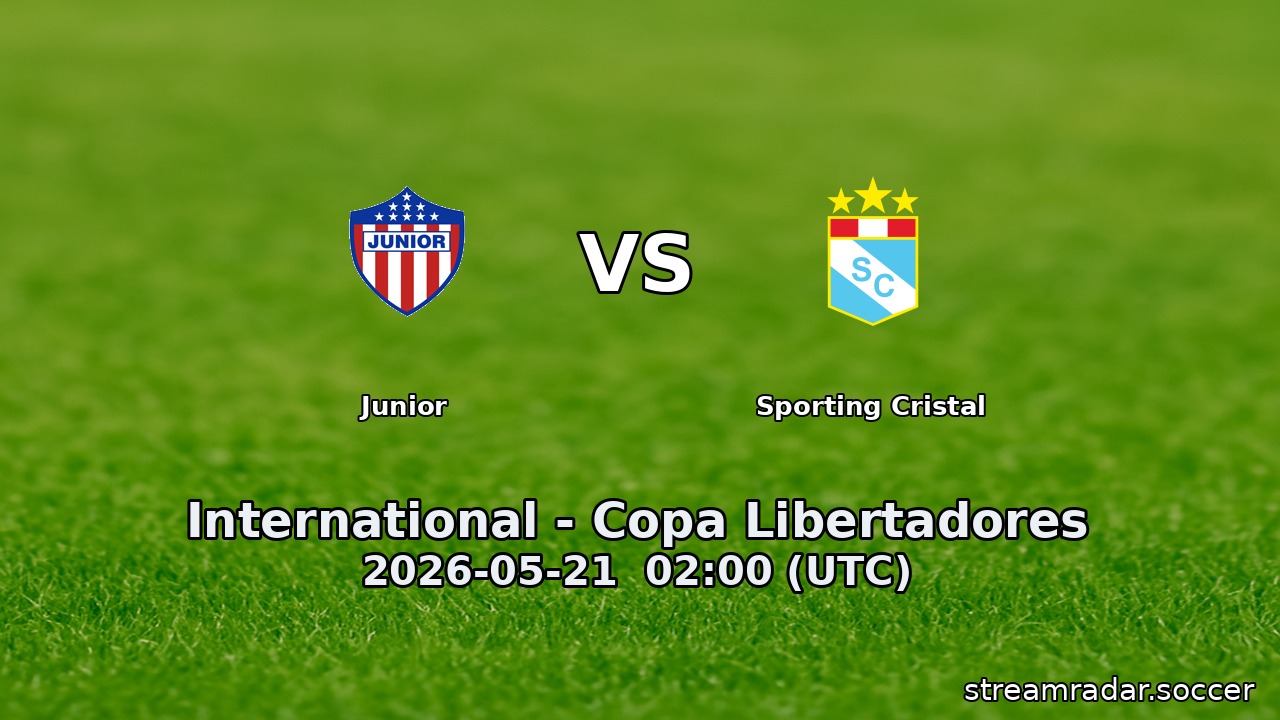 Junior vs Sporting Cristal