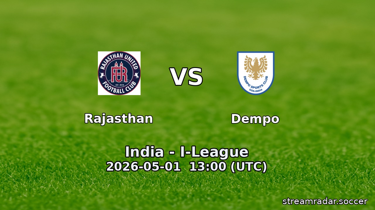 Rajasthan vs Dempo