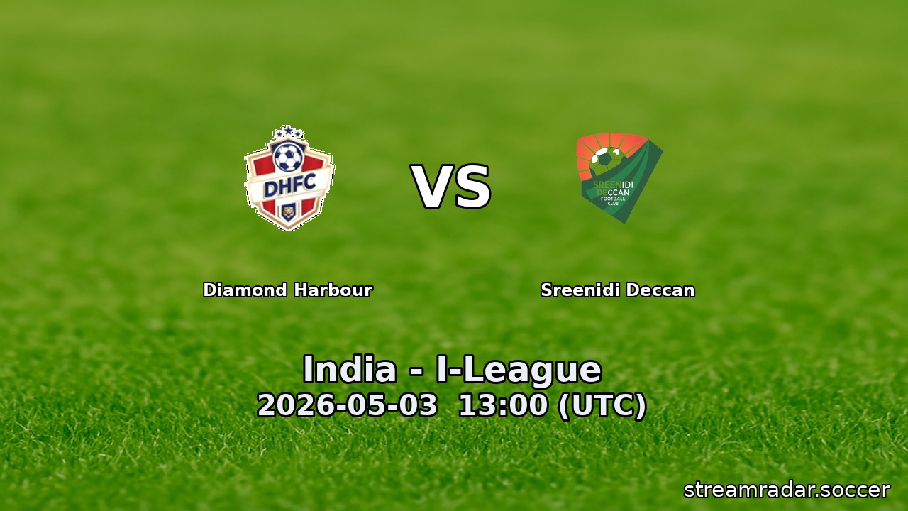 Diamond Harbour vs Sreenidi Deccan