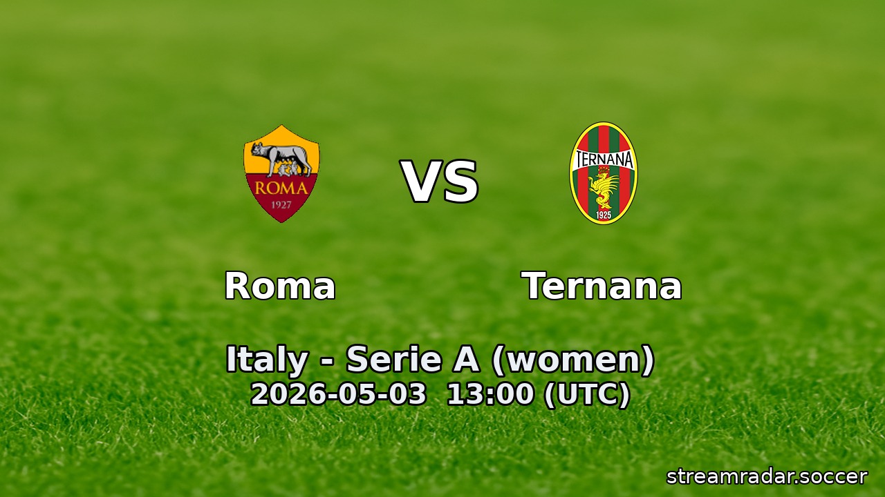 Roma vs Ternana