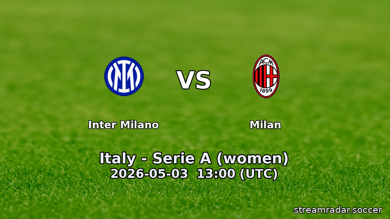 Inter Milano vs Milan