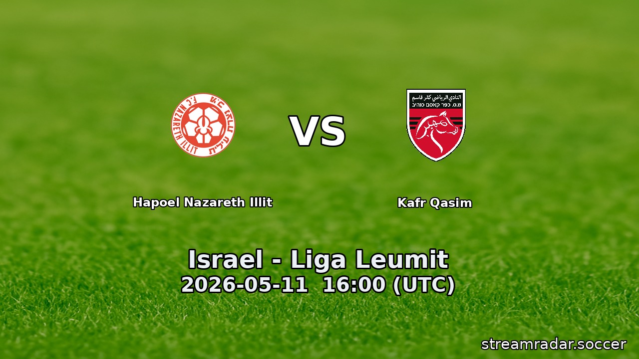 Hapoel Nazareth Illit vs Kafr Qasim
