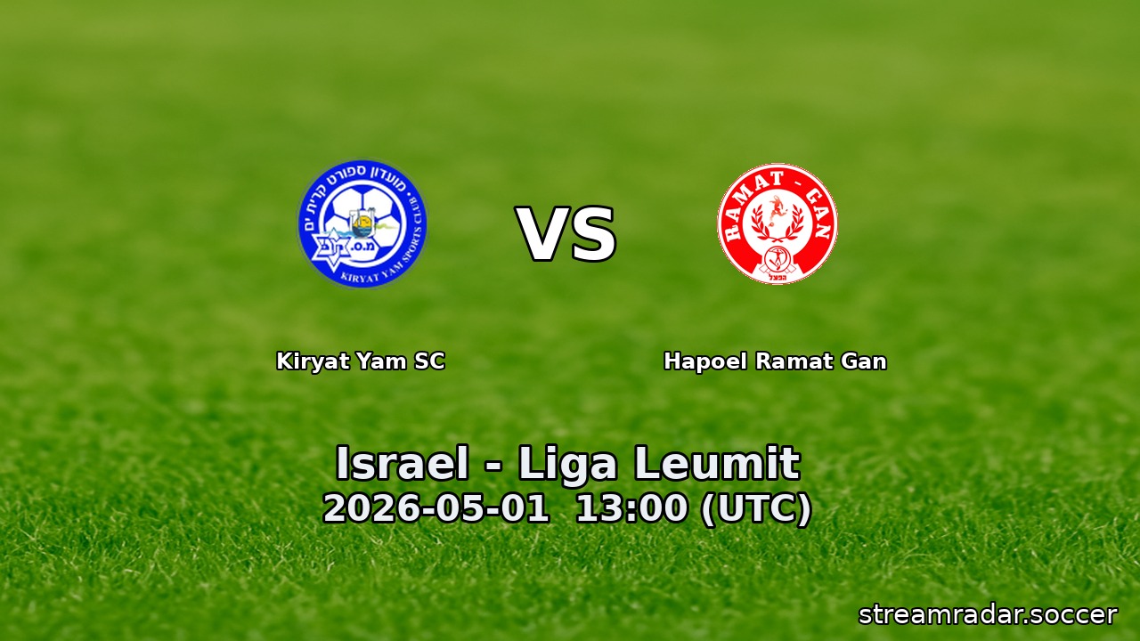 Kiryat Yam SC vs Hapoel Ramat Gan