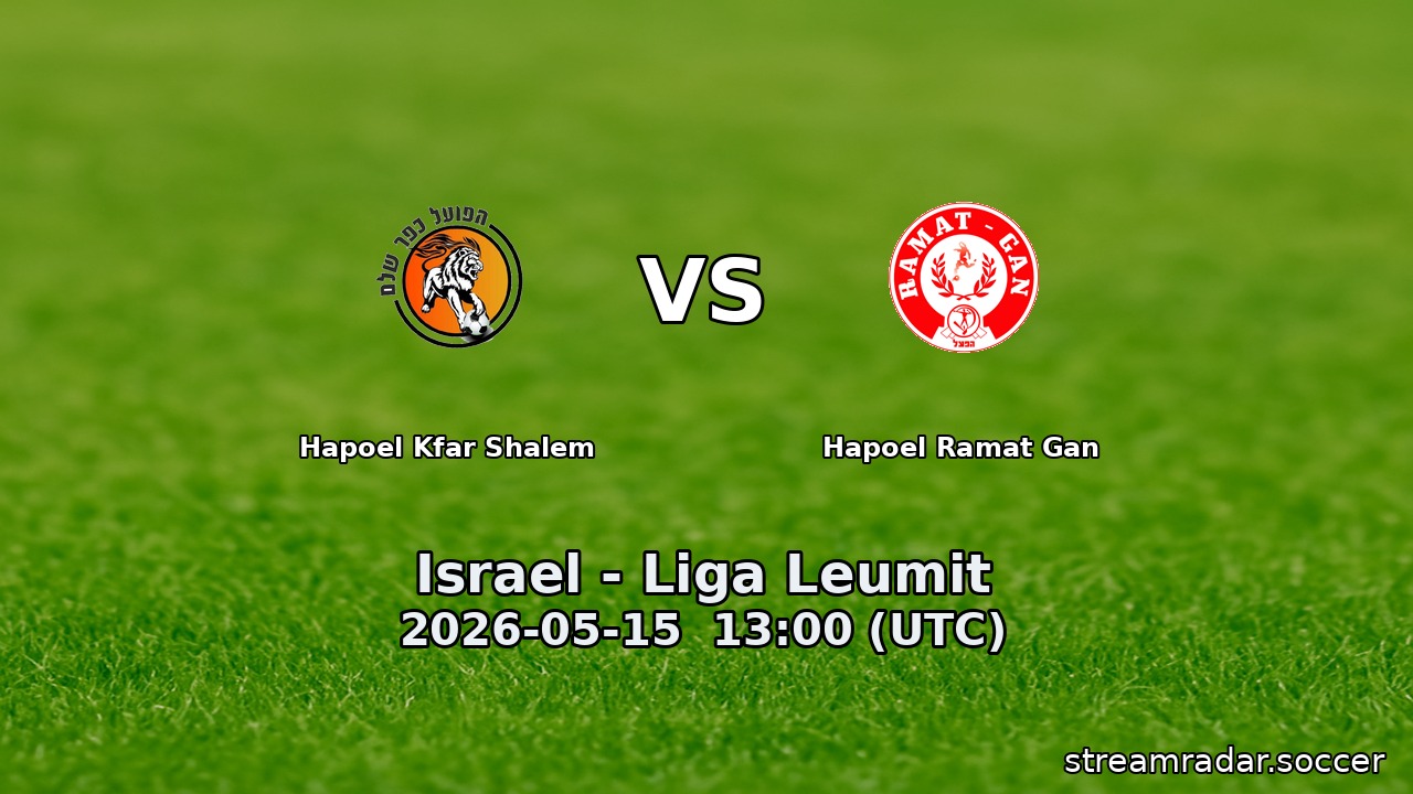 Hapoel Kfar Shalem vs Hapoel Ramat Gan