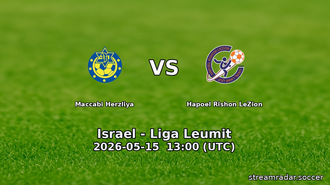 Maccabi Herzliya vs Hapoel Rishon LeZion
