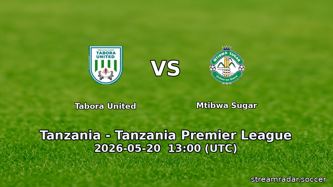 Tabora United vs Mtibwa Sugar