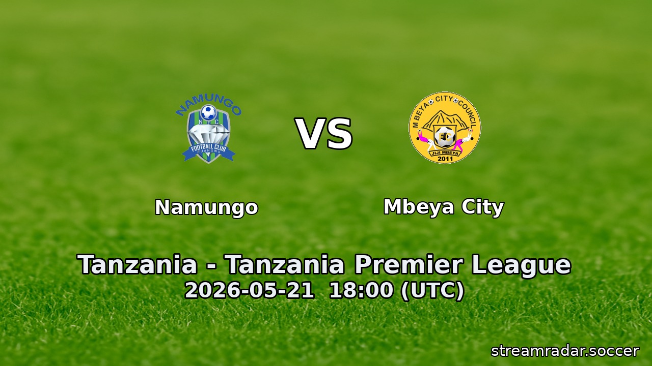 Namungo vs Mbeya City