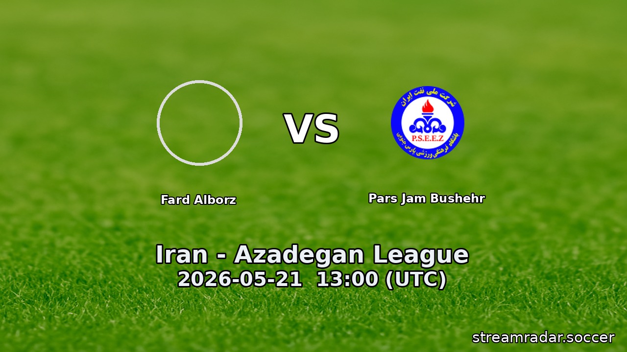Fard Alborz vs Pars Jam Bushehr