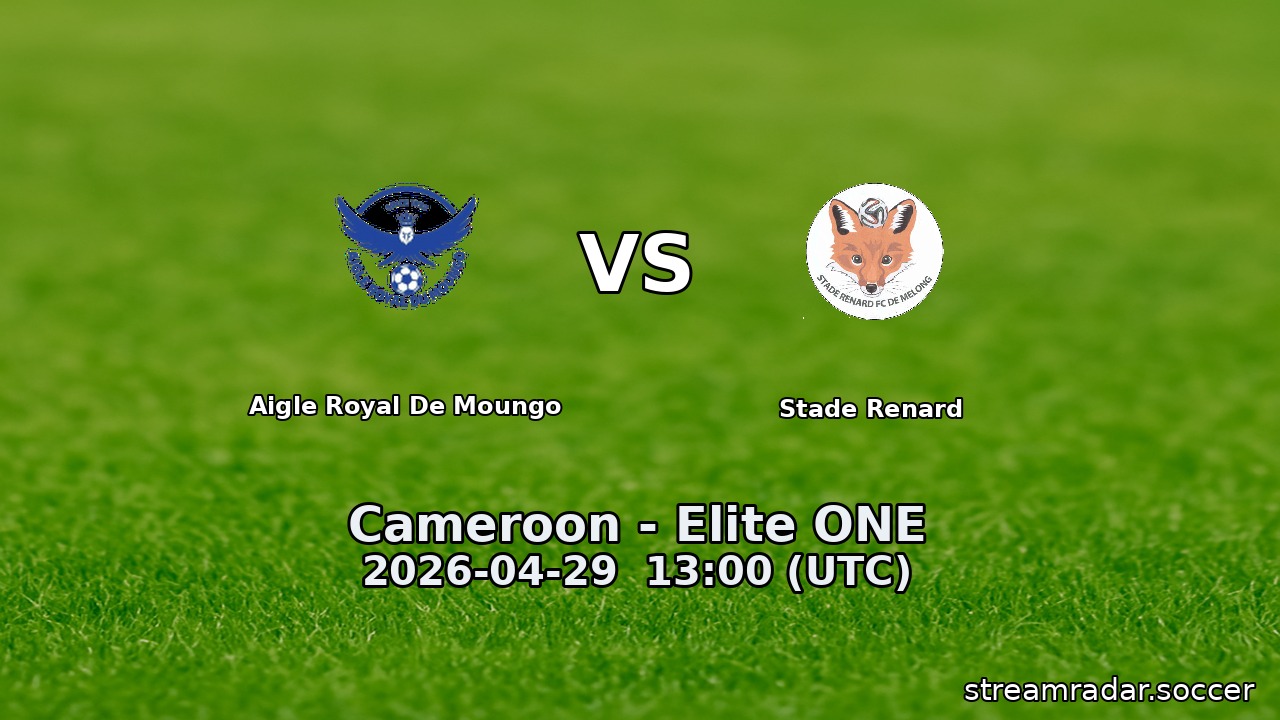 Aigle Royal De Moungo vs Stade Renard