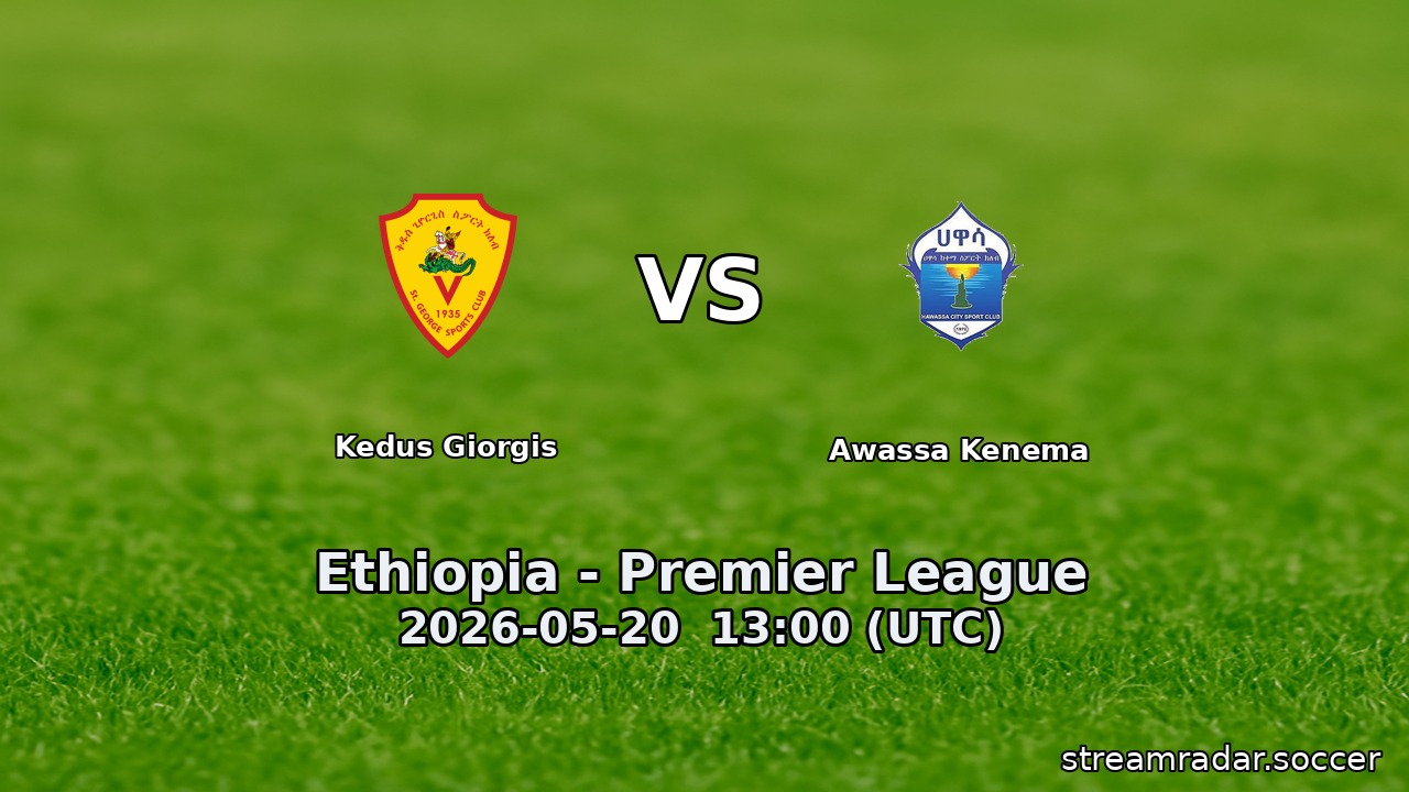 Kedus Giorgis vs Awassa Kenema