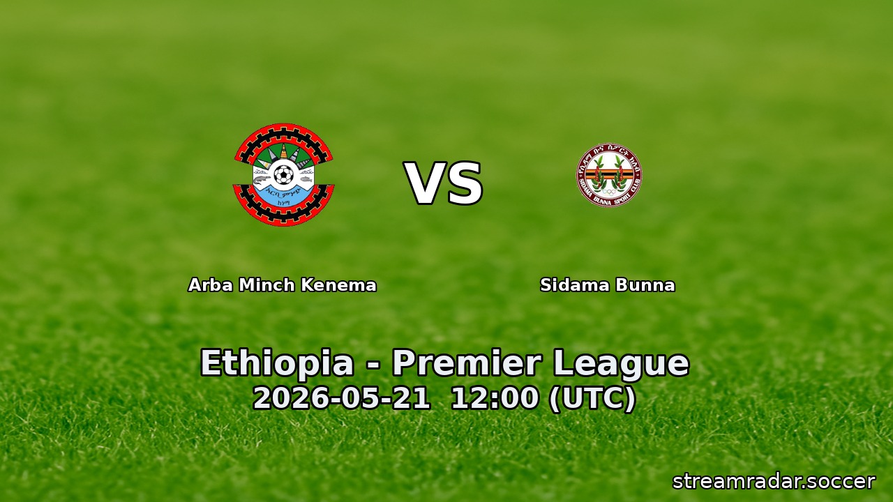 Arba Minch Kenema vs Sidama Bunna