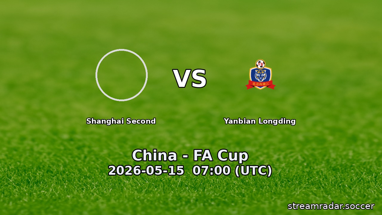 Shanghai Second vs Yanbian Longding