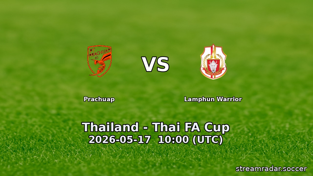 Prachuap vs Lamphun Warrior