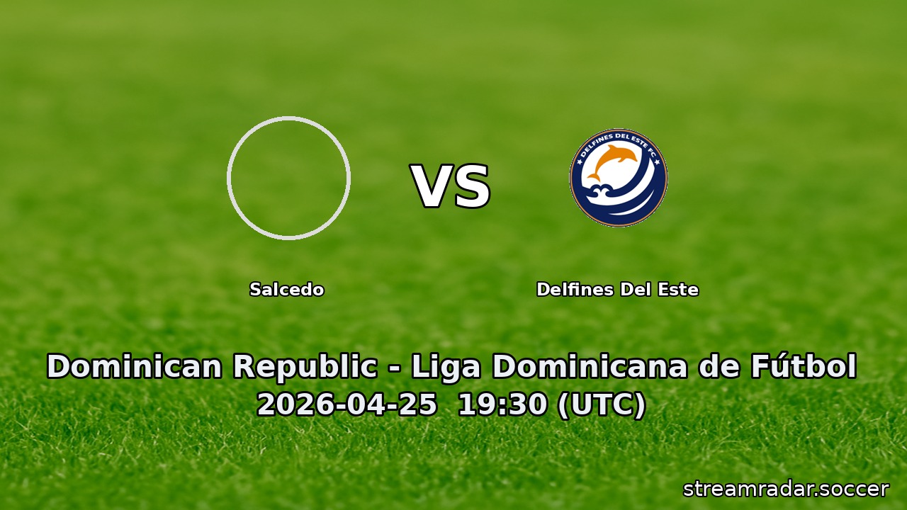 Salcedo vs Delfines Del Este