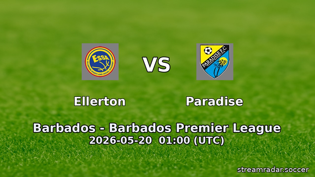 Ellerton vs Paradise