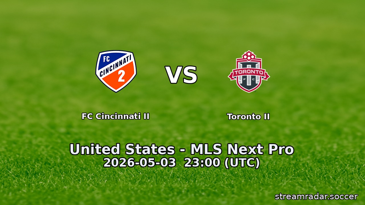 FC Cincinnati II vs Toronto II