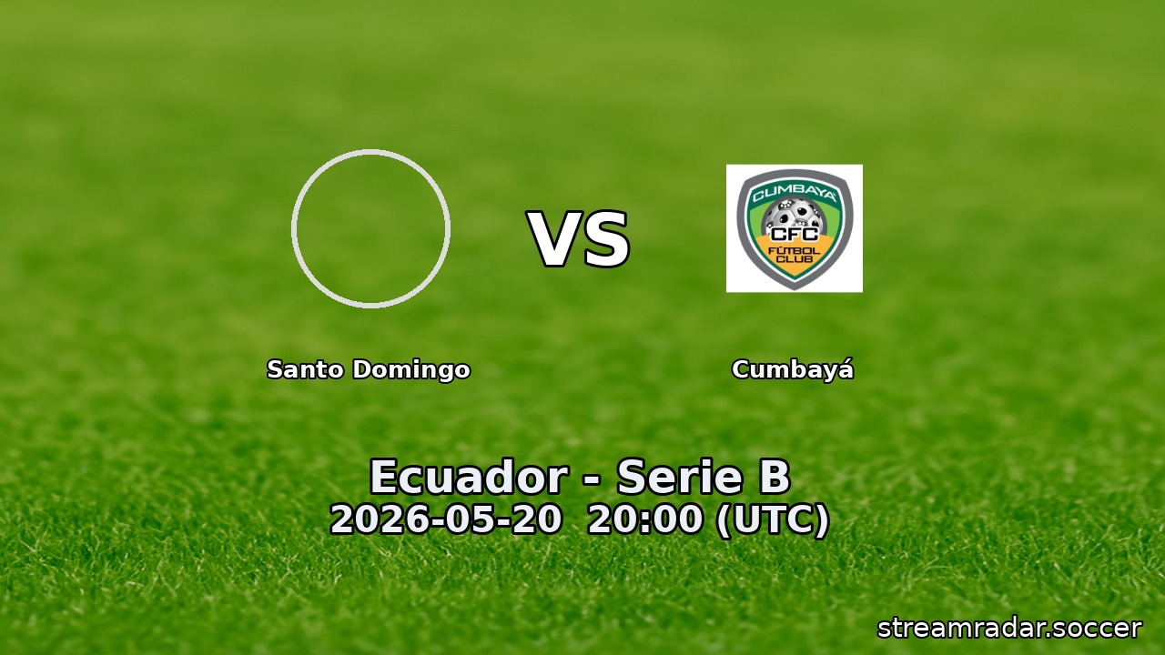 Santo Domingo vs Cumbayá