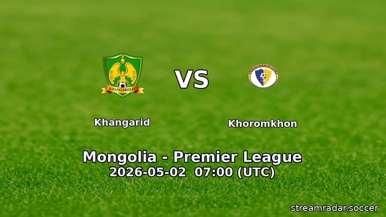 Khangarid vs Khoromkhon