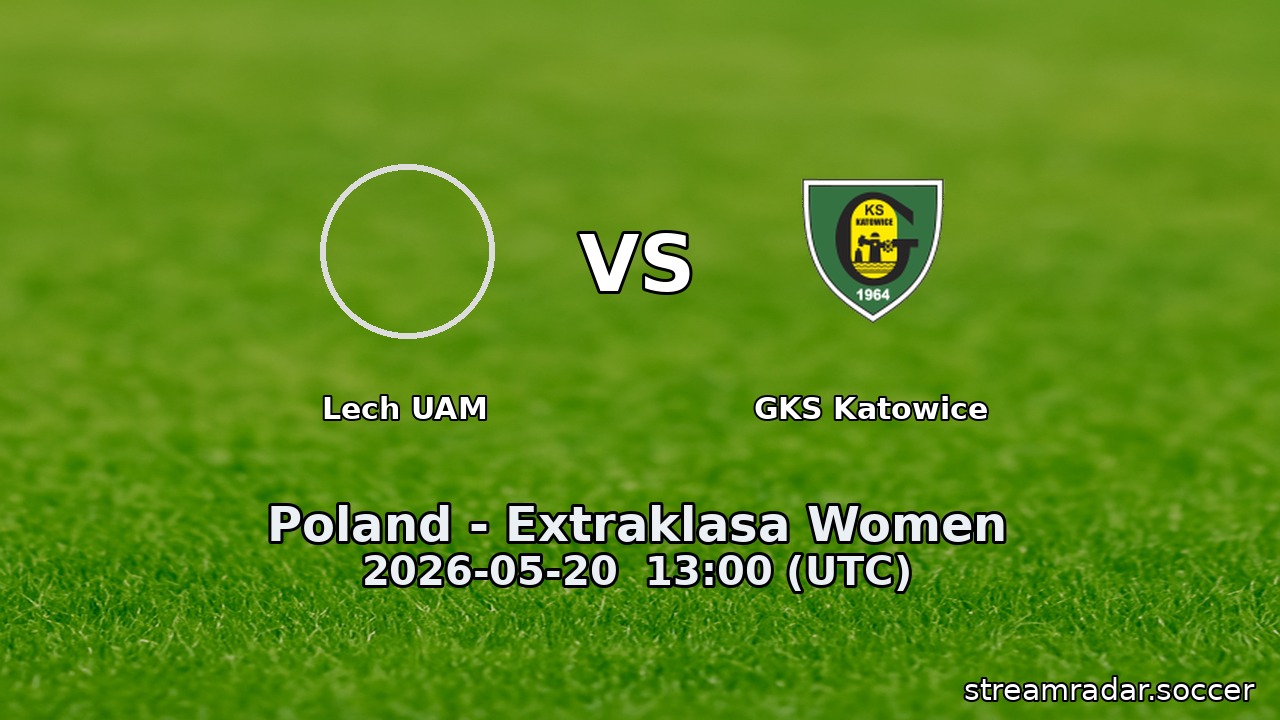 Lech UAM vs GKS Katowice