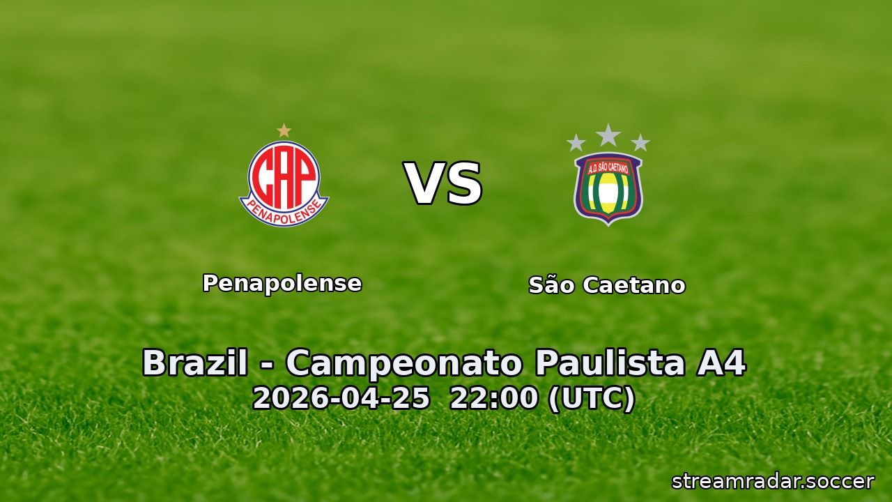 Penapolense vs São Caetano