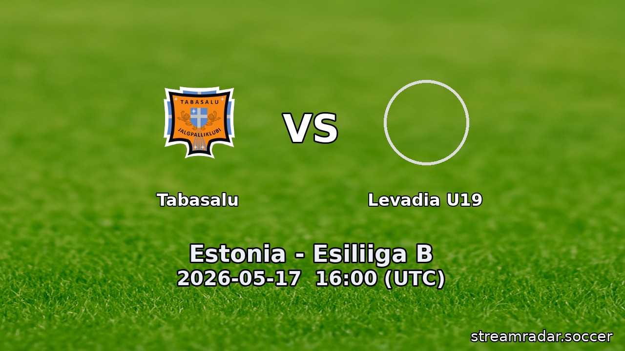 Tabasalu vs Levadia U19