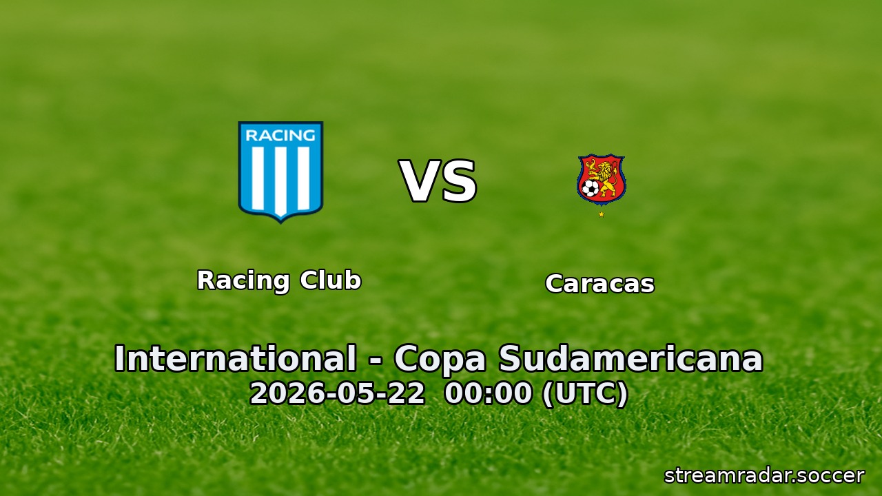 Racing Club vs Caracas