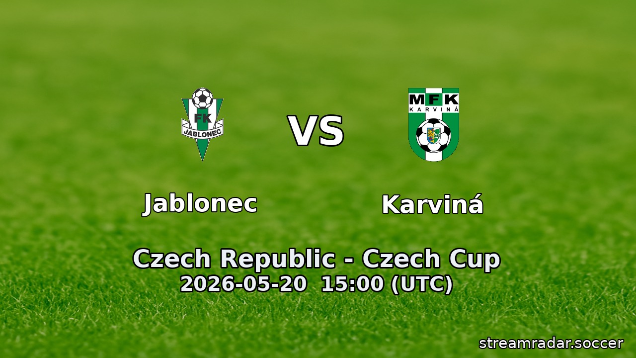 Jablonec vs Karviná