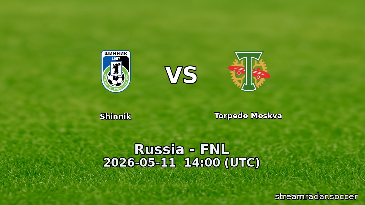 Shinnik vs Torpedo Moskva