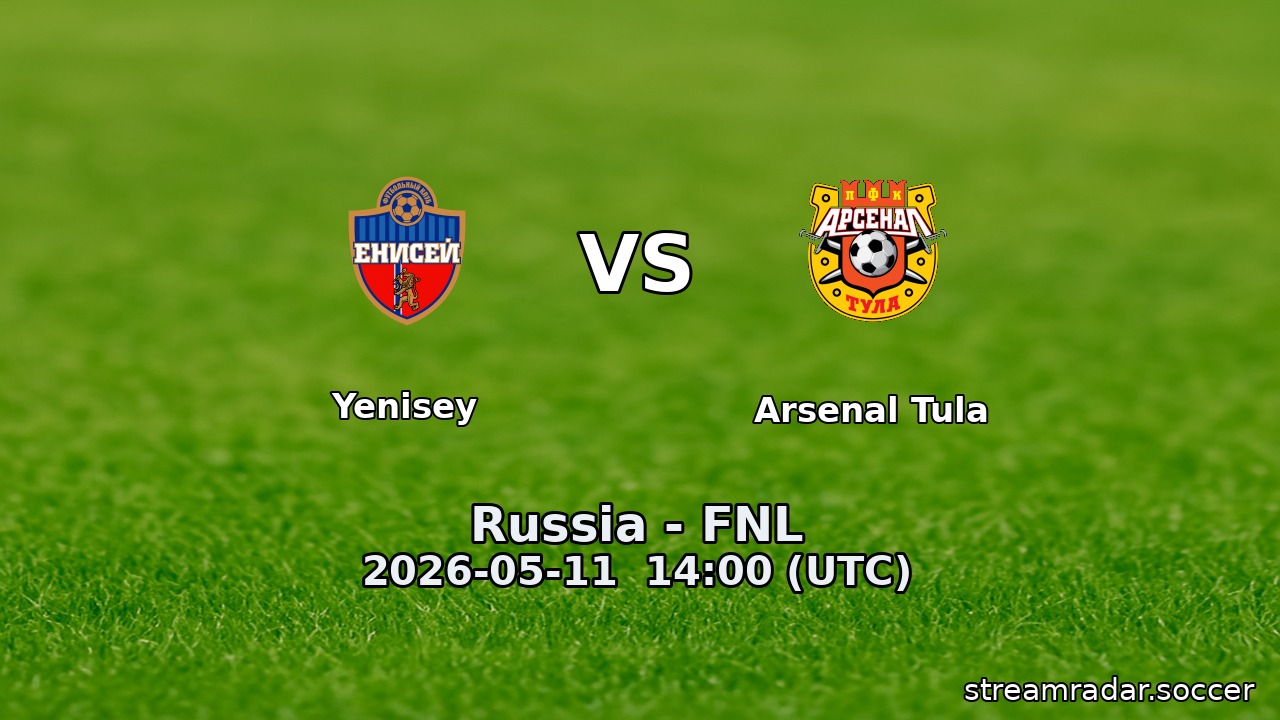 Yenisey vs Arsenal Tula