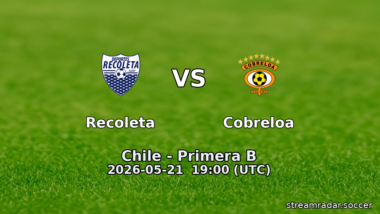 Recoleta vs Cobreloa