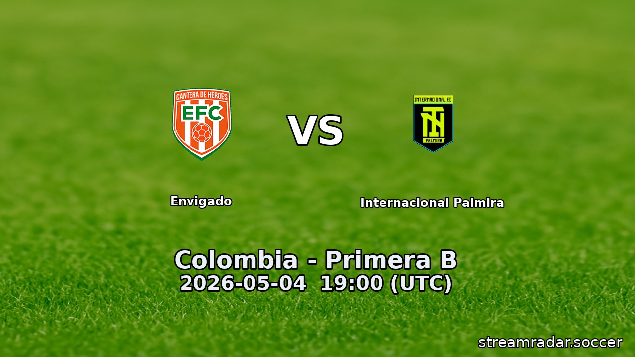 Envigado vs Internacional Palmira