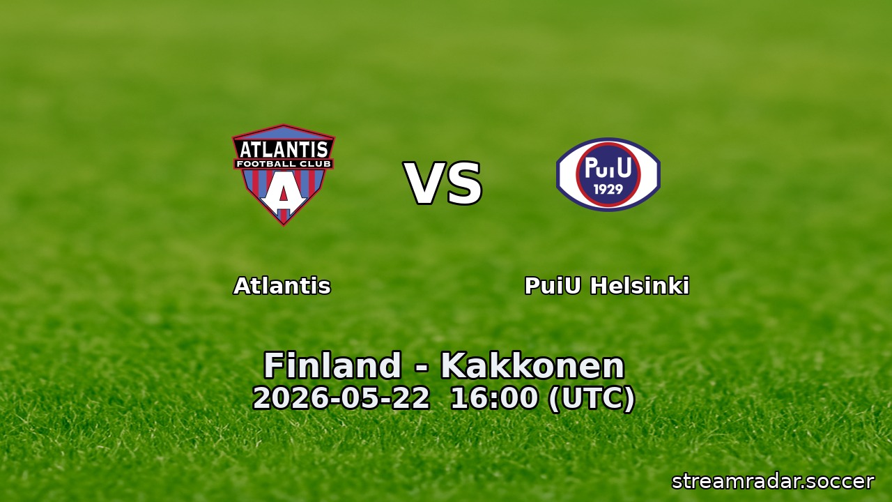 Atlantis vs PuiU Helsinki