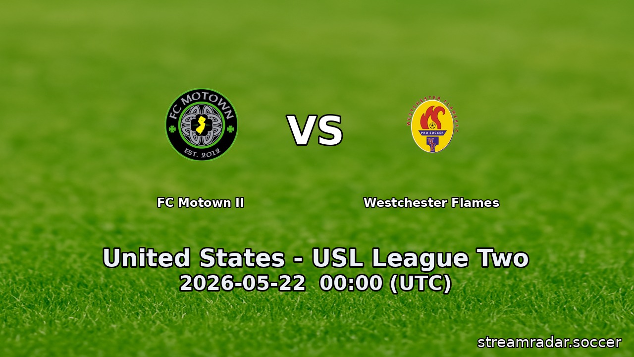 FC Motown II vs Westchester Flames