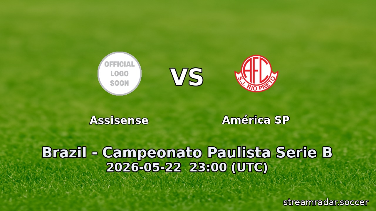 Assisense vs América SP