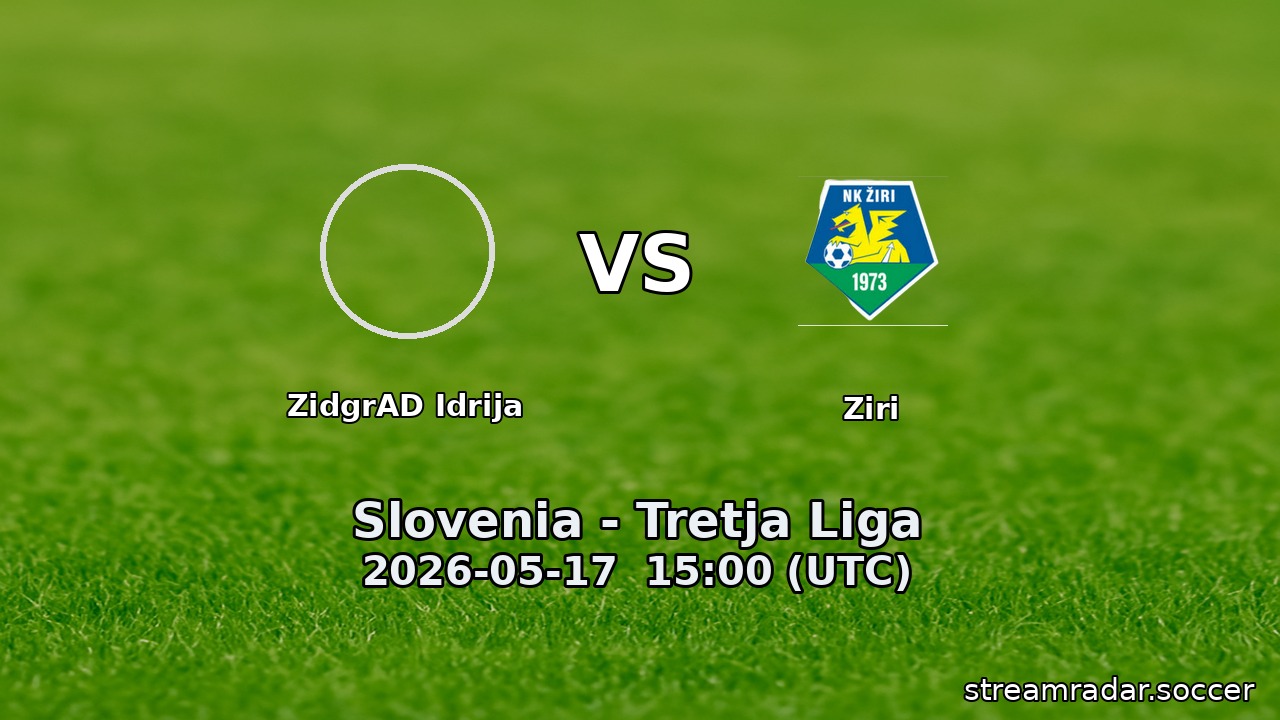 ZidgrAD Idrija vs Ziri