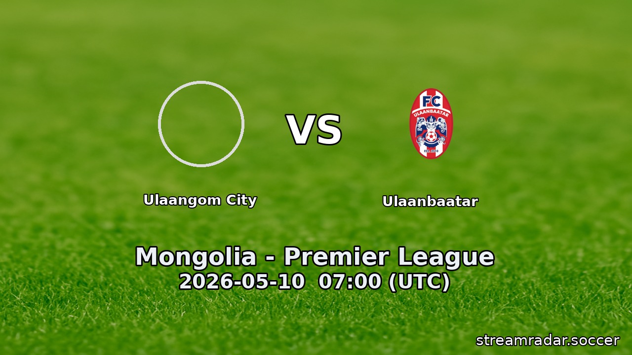 Ulaangom City vs Ulaanbaatar