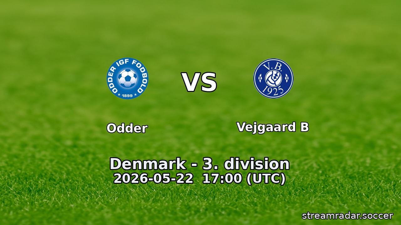 Odder vs Vejgaard B