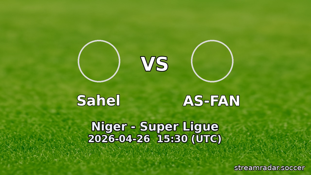 Sahel vs AS-FAN