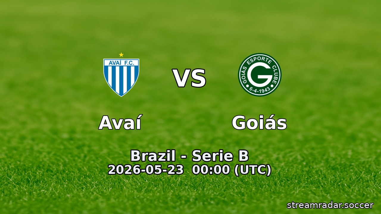 Avaí vs Goiás