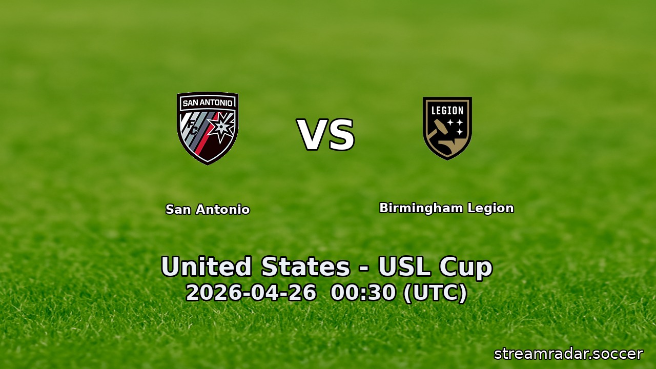 San Antonio vs Birmingham Legion