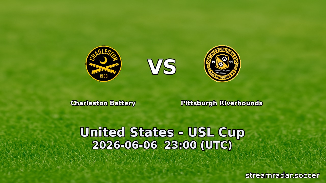 Charleston Battery vs Pittsburgh Riverhounds