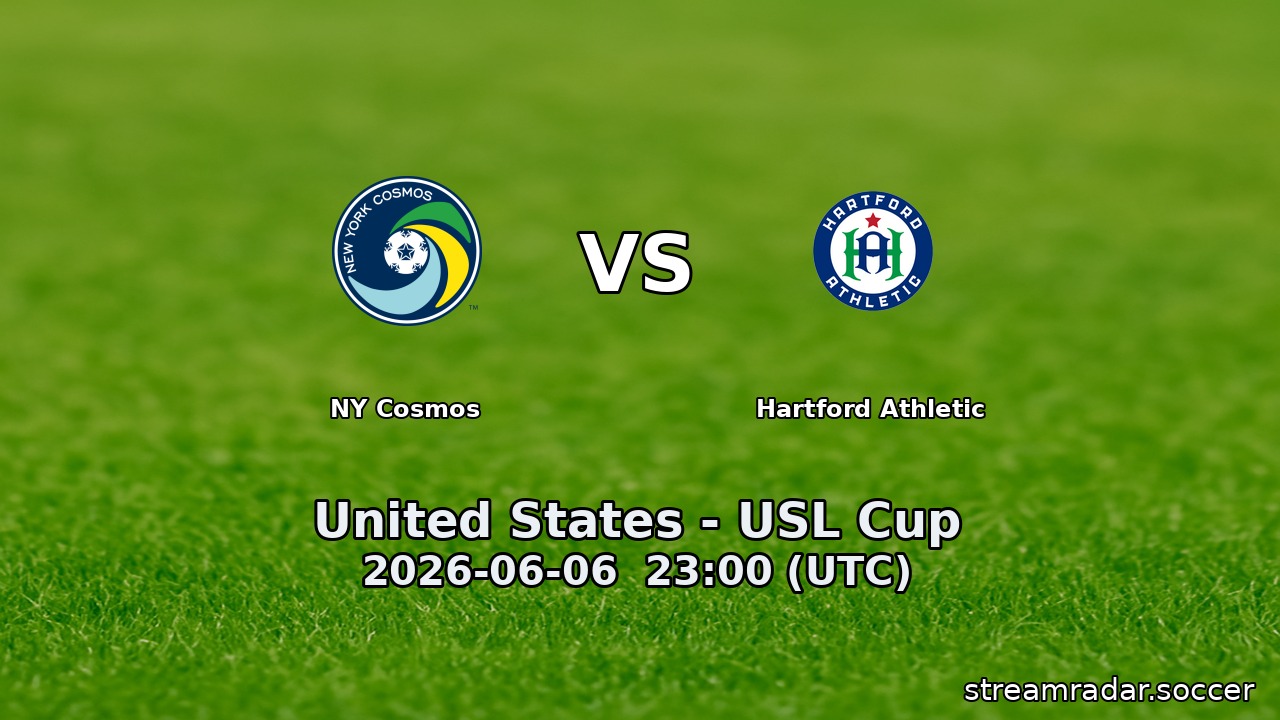 NY Cosmos vs Hartford Athletic