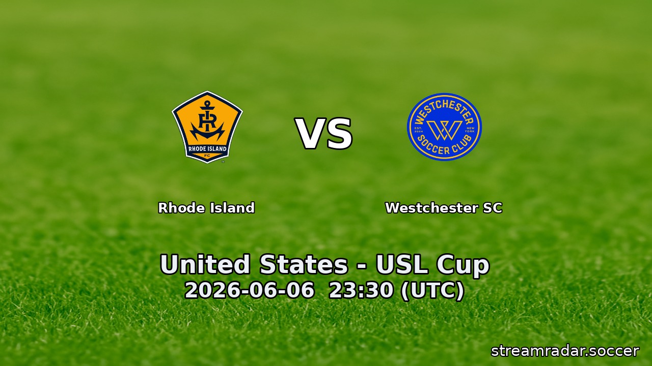Rhode Island vs Westchester SC