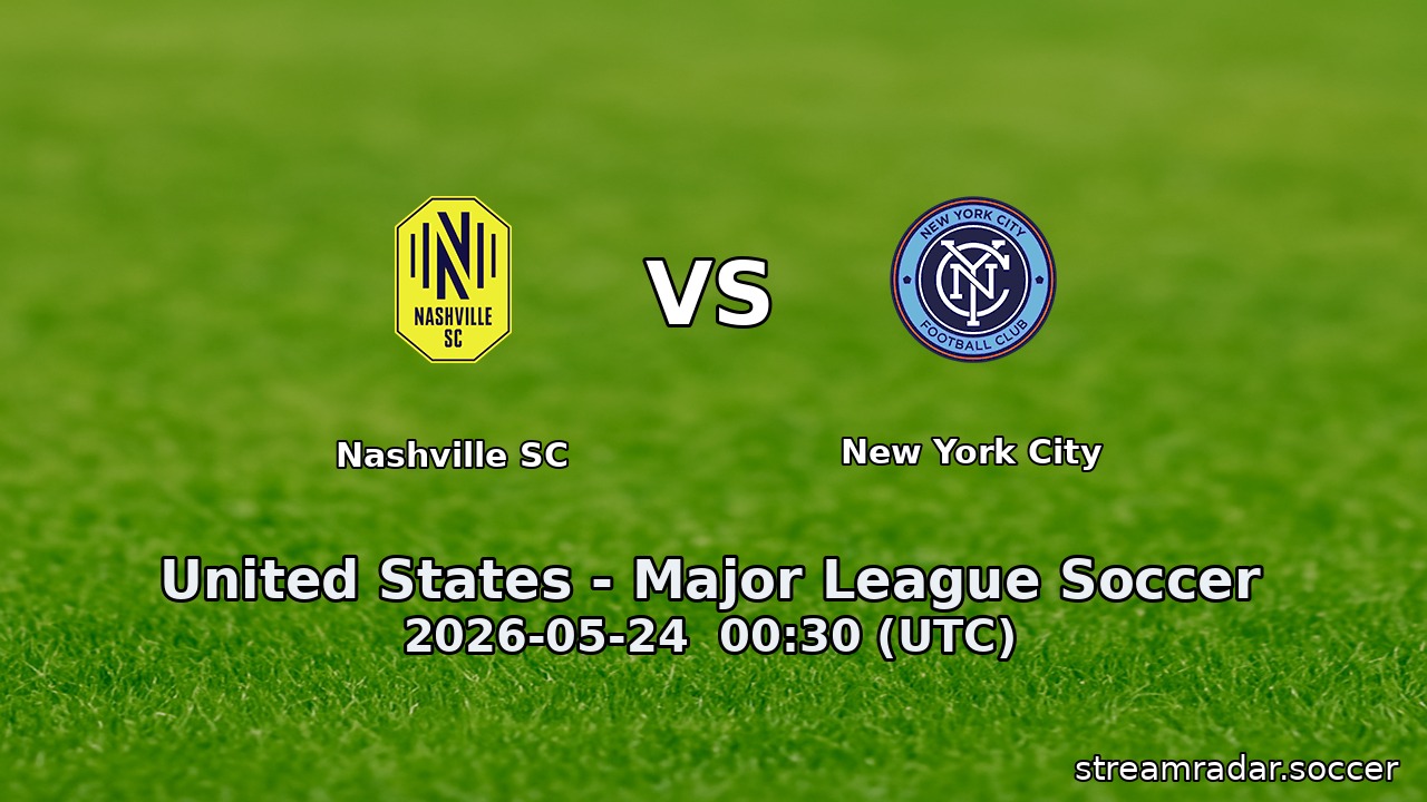 Nashville SC vs New York City