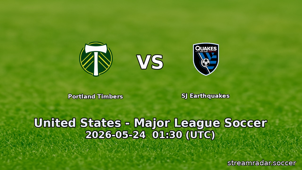 Portland Timbers vs SJ Earthquakes