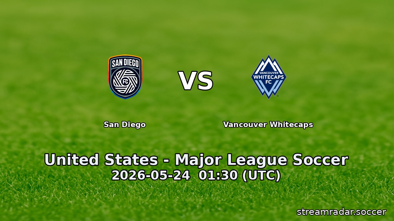 San Diego vs Vancouver Whitecaps