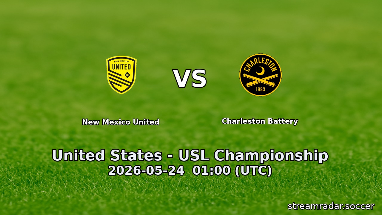 New Mexico United vs Charleston Battery