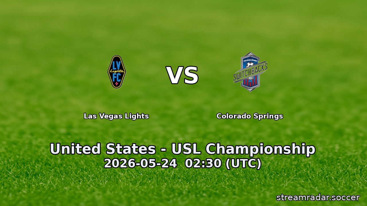 Las Vegas Lights vs Colorado Springs