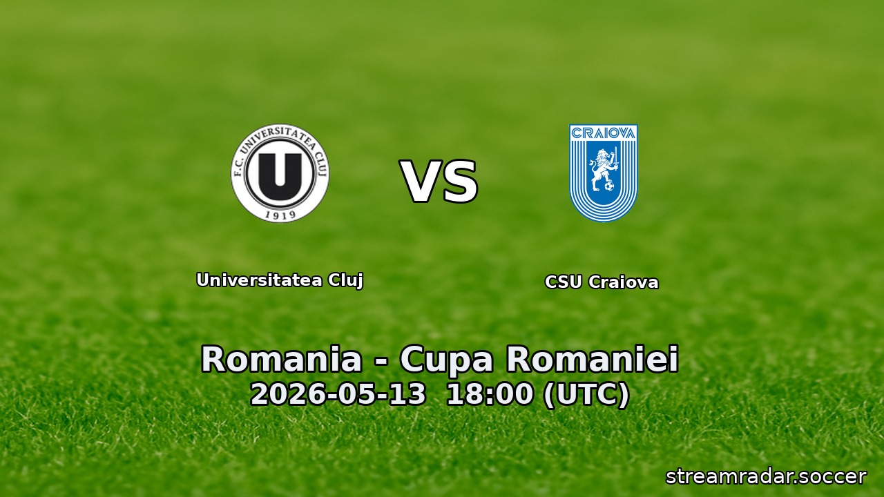 Universitatea Cluj vs CSU Craiova
